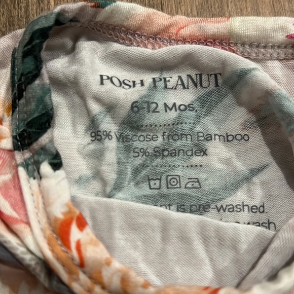 EUC Posh peanut pajamas size 6-12 mo - Picture 2 of 2